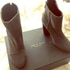 Gray Rag & Bone Newbury Boots